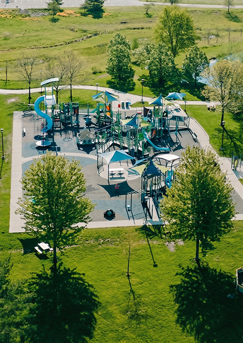 A park in Appleton, Wisconsin