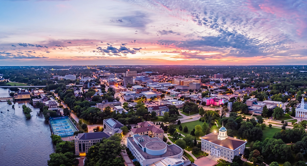 Downtown Appleton, Wisconsin shopping and dining district