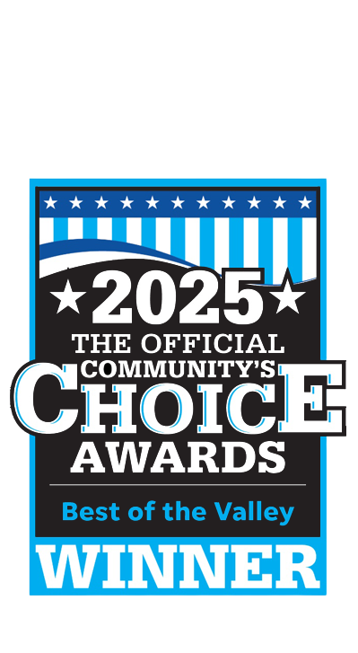2025 Community's Choice Awards - Best of the Valley Winner