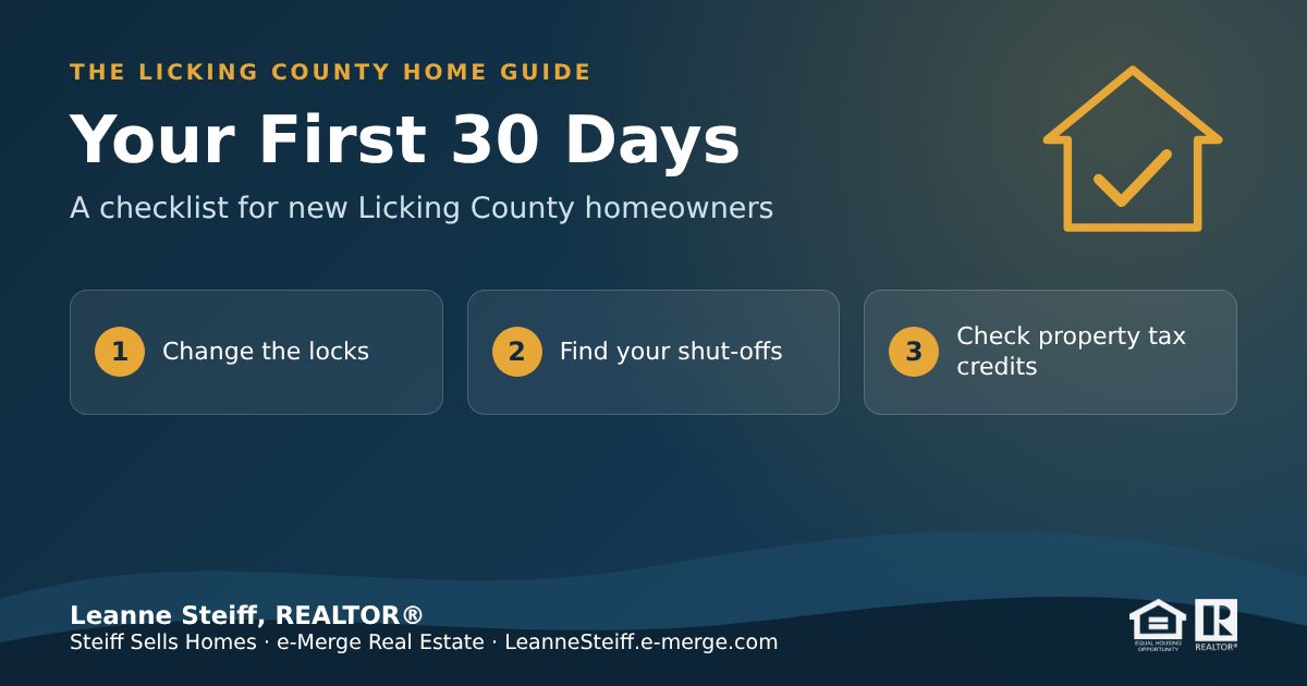 Your First 30 Days in Your New Licking County Home Main Photo