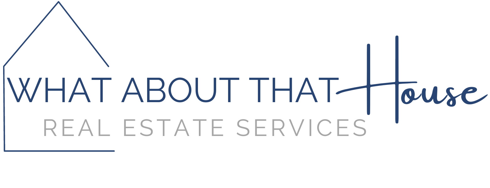What About That house Real Estate Services Logo
