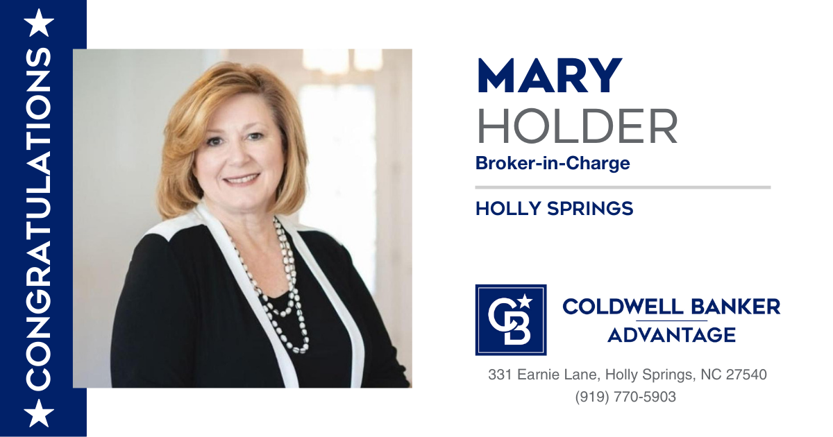 Coldwell Banker Advantage Names Mary Holder As Broker-In-Charge For Newly Opened Holly Springs Location Main Photo