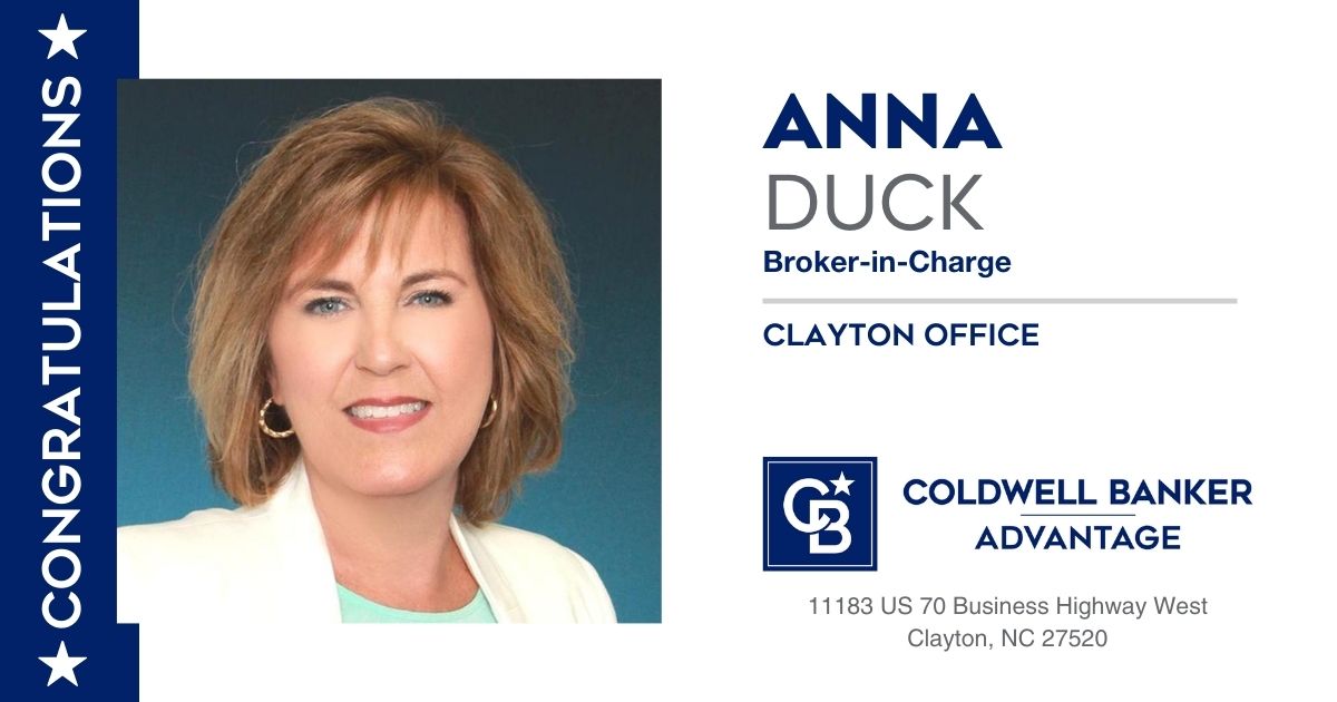 Coldwell Banker Advantage Proud To Announce Anna Duck As BIC Of Clayton Sales Office Main Photo