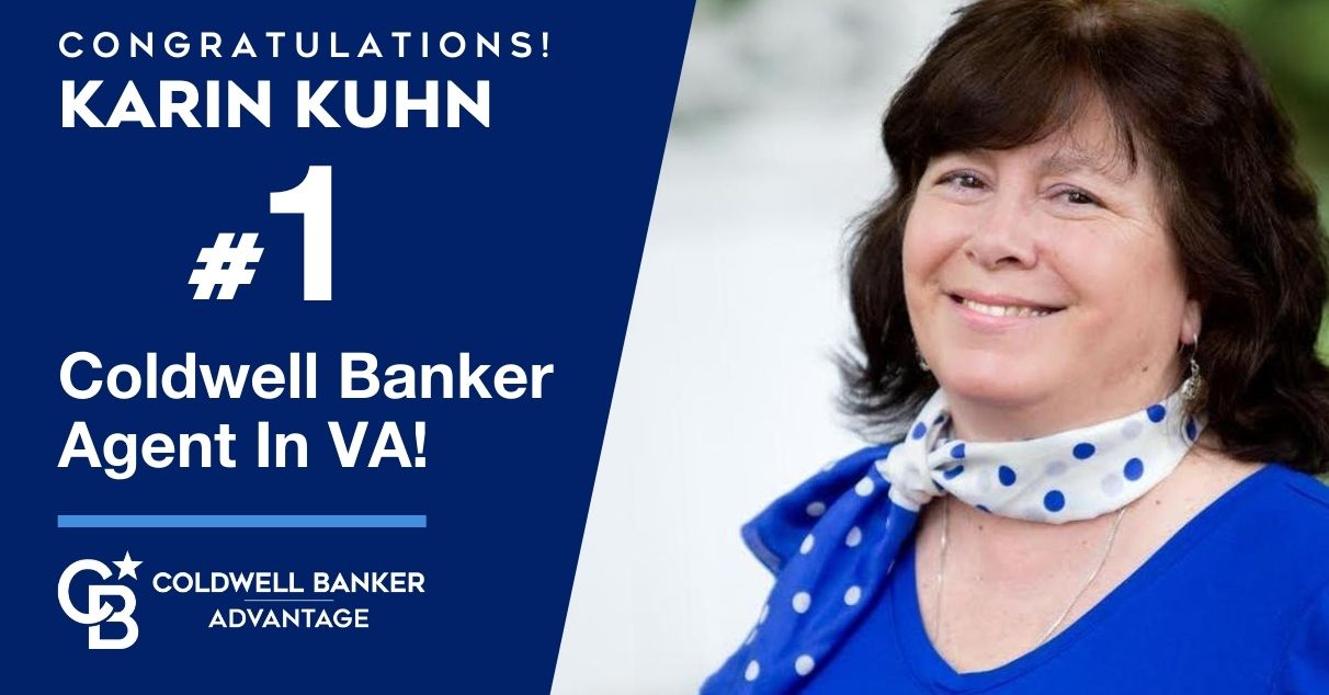 CBA Agent Karin Kuhn Ranked #1 Coldwell Banker agent In the state of Virginia Main Photo