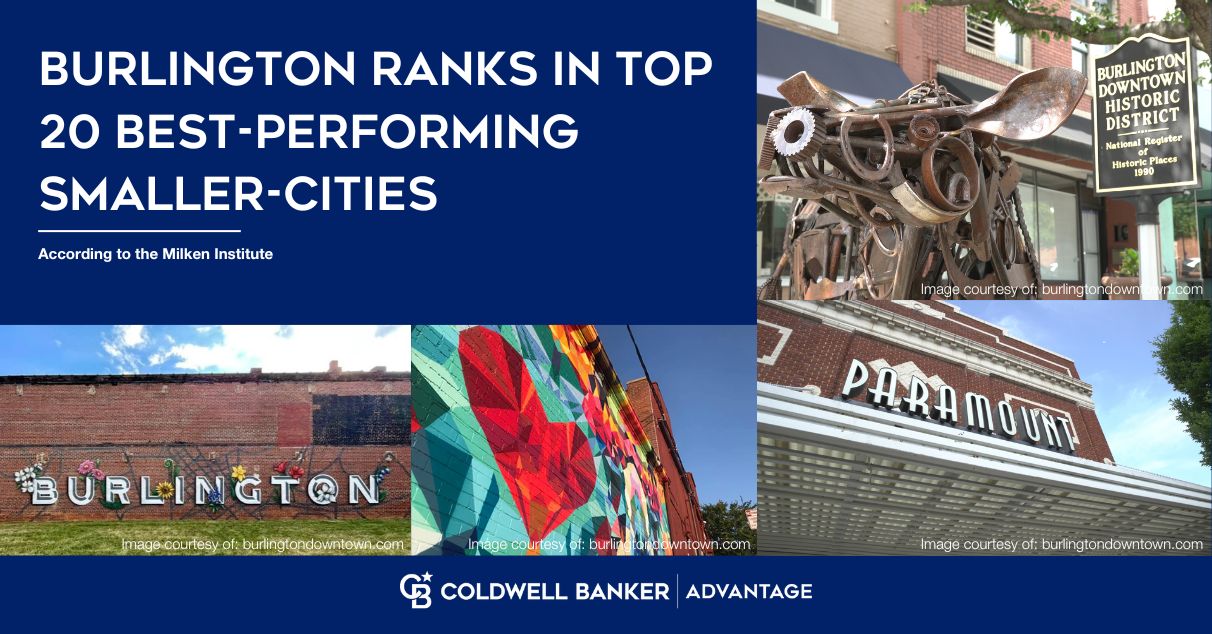 Burlington Ranks in Top 20 Best-Performing Smaller-Cities Main Photo