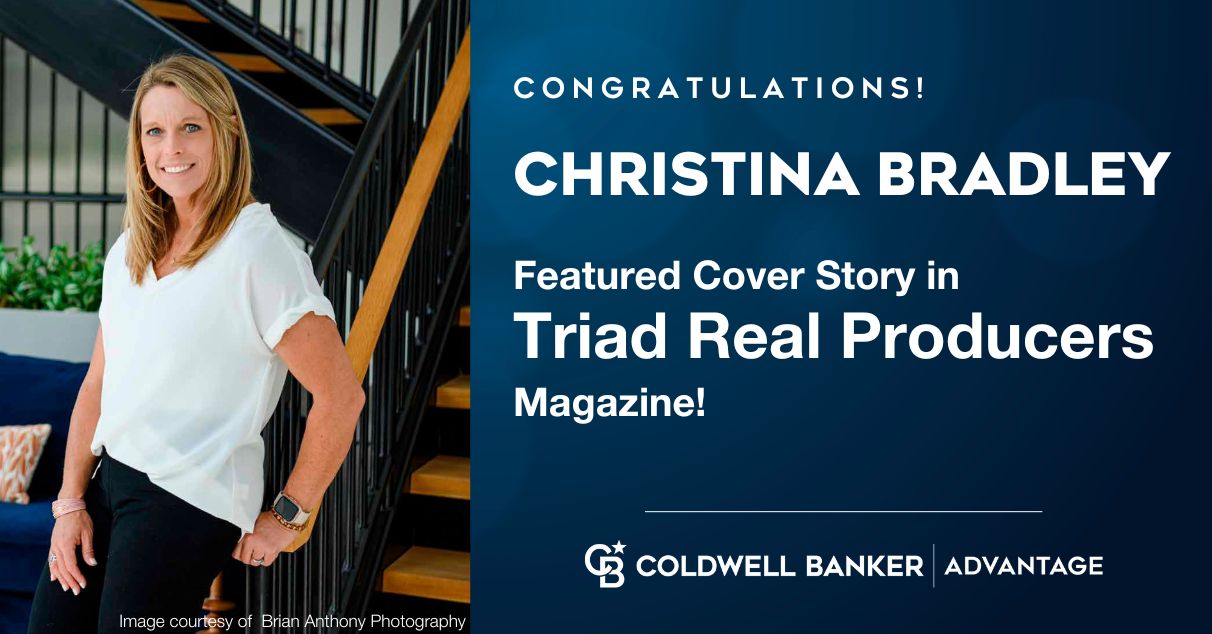 Christina Bradley featured in Triad Real Producers Main Photo