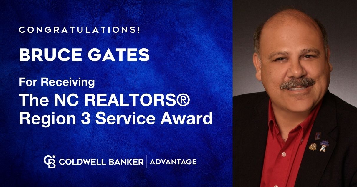 Bruce Gates: Recipient of NC REALTORS® Region 3 Service Award Main Photo