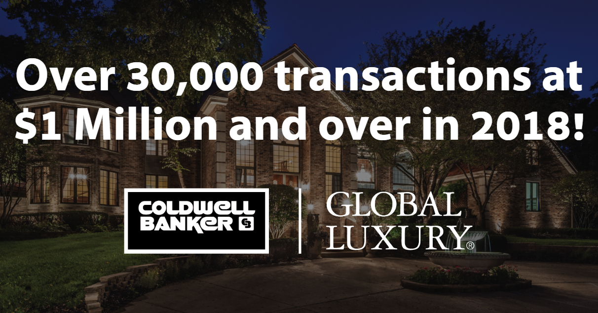 Coldwell Banker Reports Strong Growth of $1 Million+ Transactions Worldwide in 2018 Main Photo