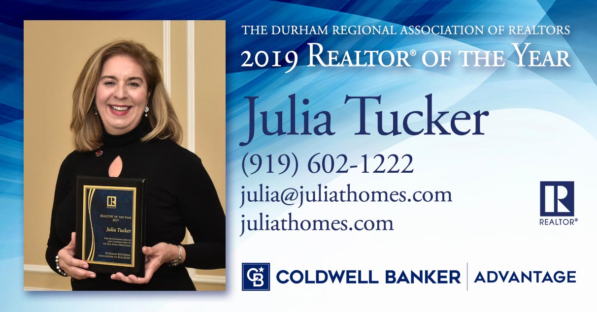 CBA REALTOR® Julia Tucker Honored As REALTOR® of the year by the Durham Regional Association of REALTORS® Main Photo