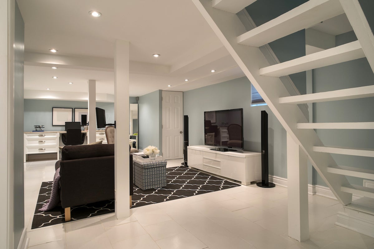 How to Partially Finish Your Basement on a Budget Main Photo
