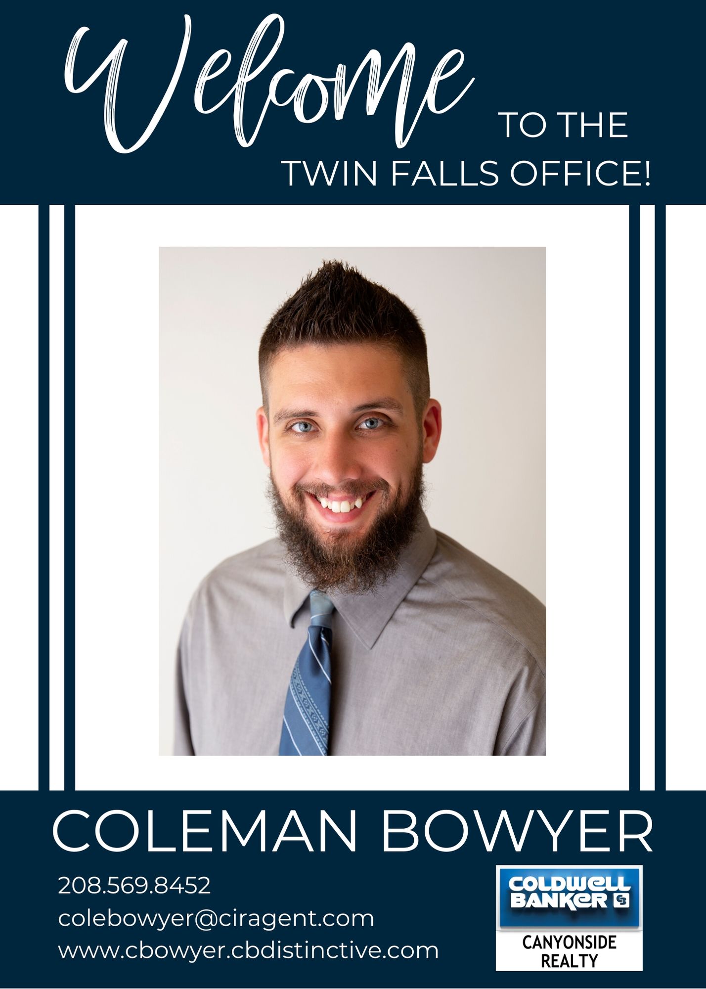 Please help us welcome Coleman Bowyer to our Coldwell Banker family! Main Photo