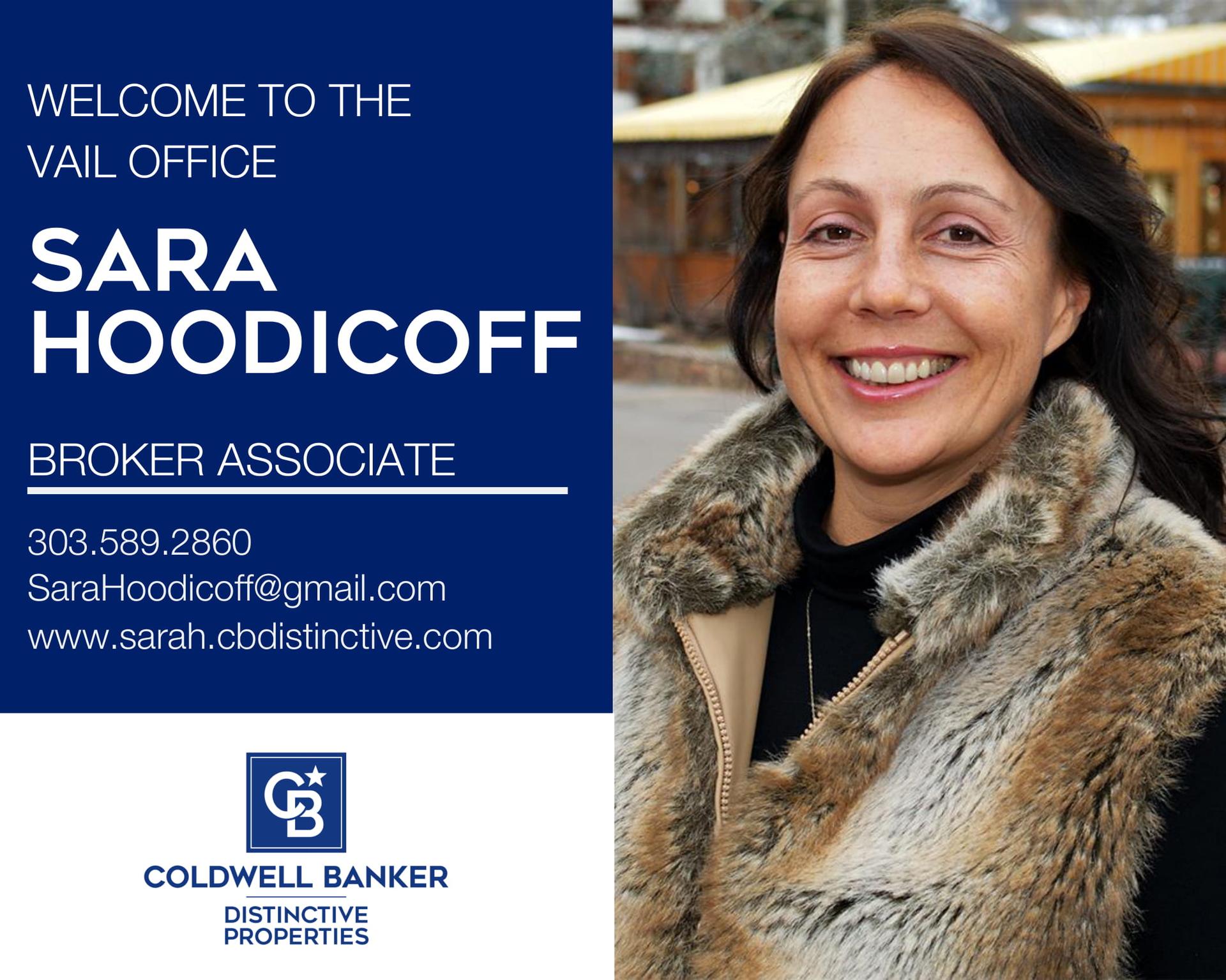 Please help us welcome Sara Hoodicoff back to our Coldwell Banker family! Main Photo