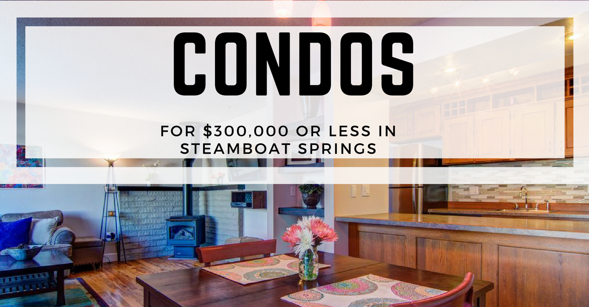 Condos For $300,000 Or Less In Steamboat Springs Main Photo