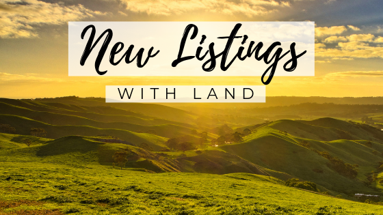 New Listings with Land Main Photo