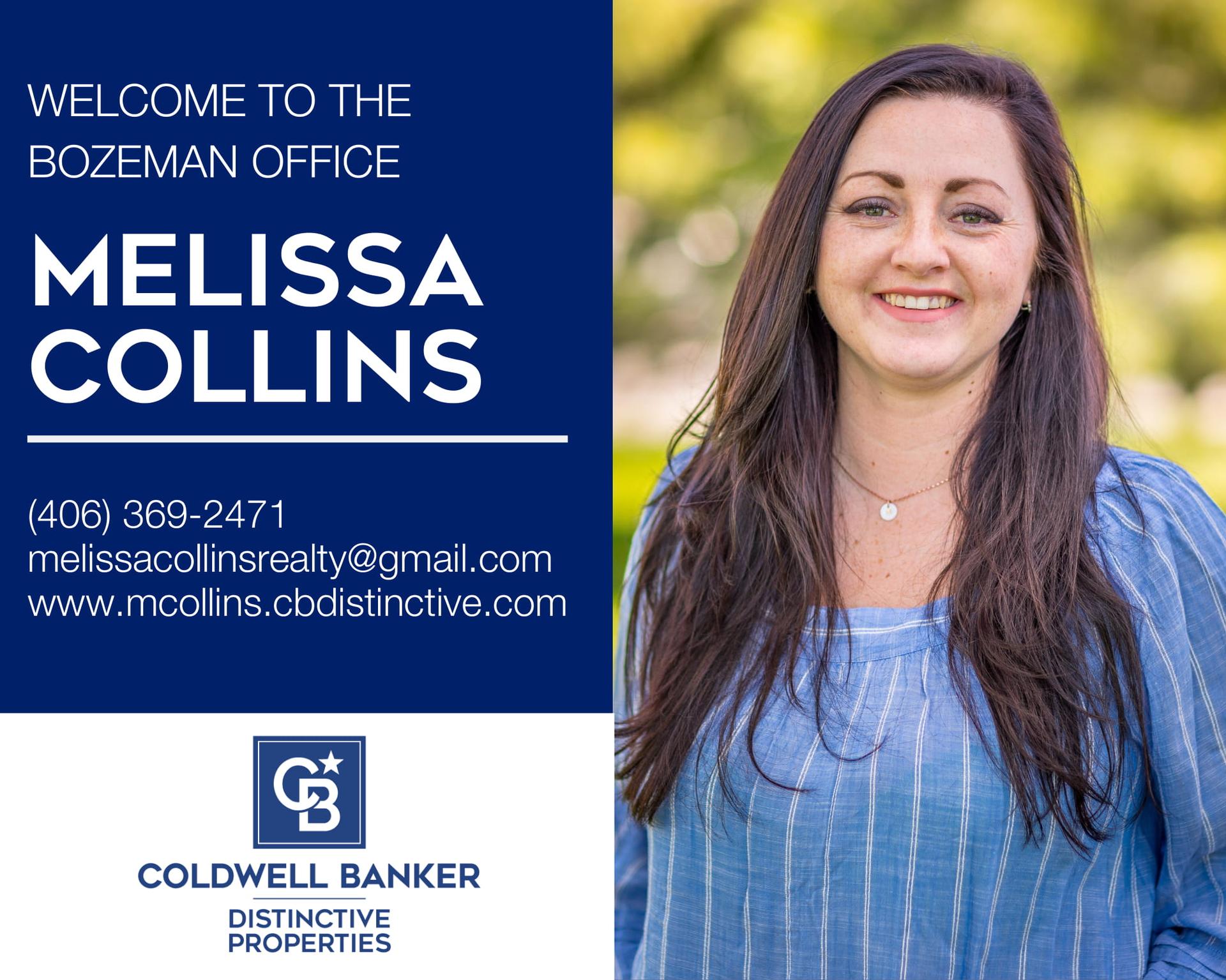 Please help us welcome Melissa Collins to our Coldwell Banker Family! Main Photo