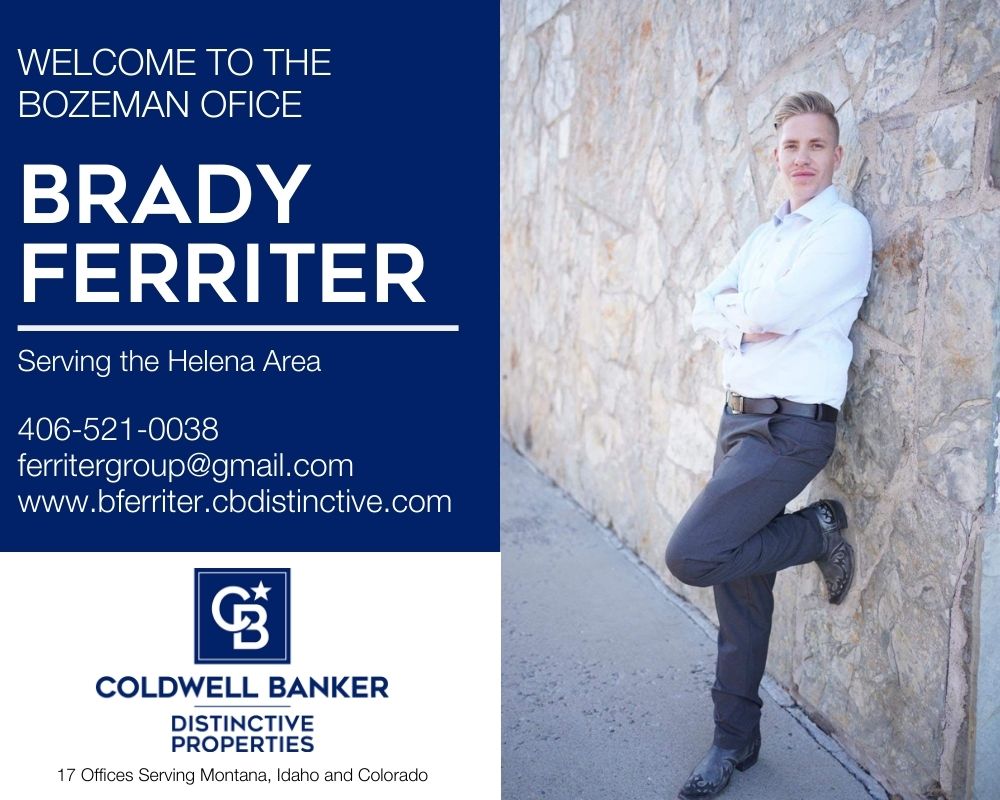 Please help us Welcome Brady Ferriter to the Coldwell Banker Distinctive Properties - Bozeman office! Main Photo