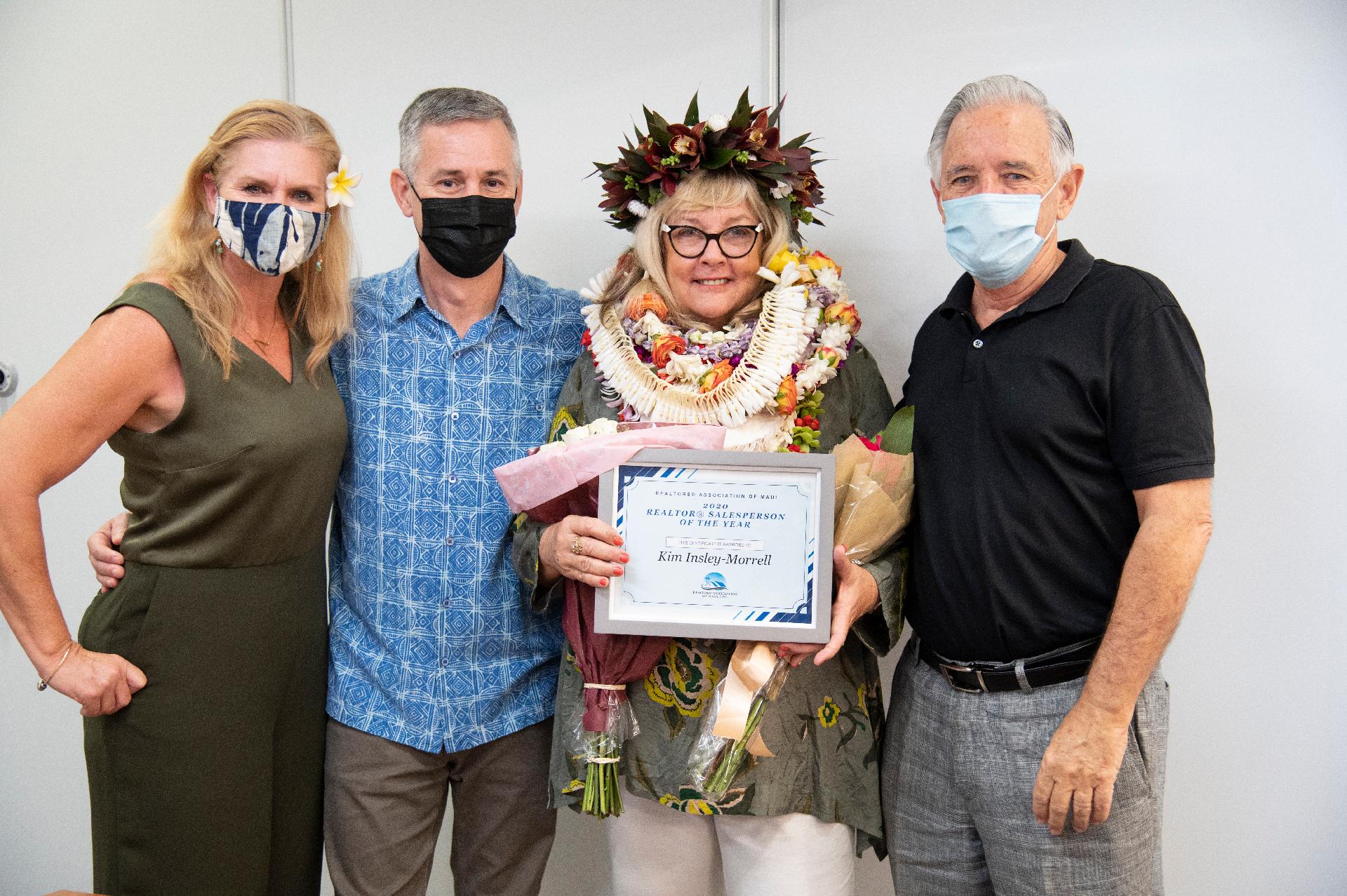 Kim Insley-Morrell awarded 2020 REALTOR® Salesperson of the Year on Maui Picture
