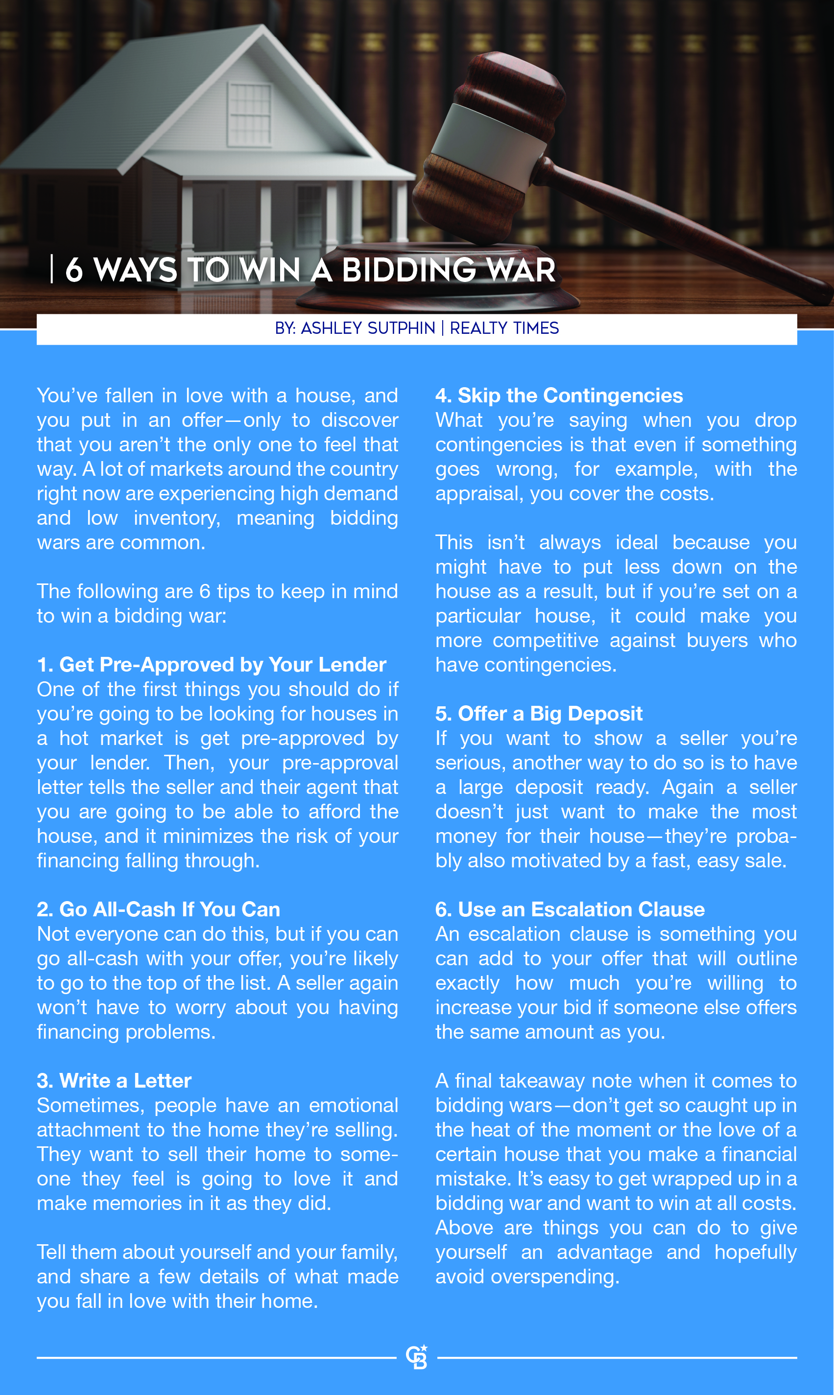6 WAYS TO WIN A BIDDING WAR Main Photo
