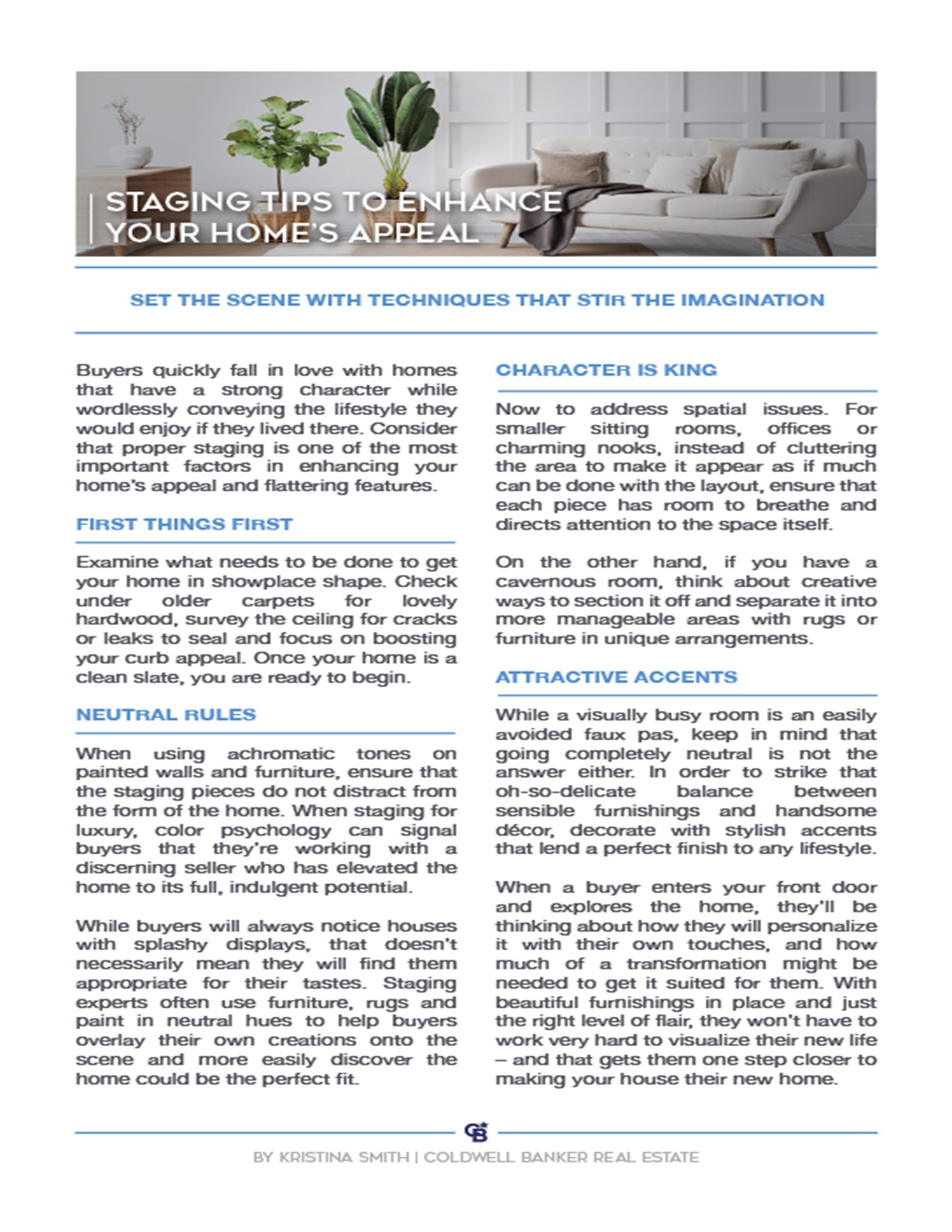 Staging Tips To Enhance Your Home's Appeal Main Photo