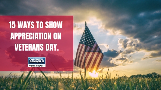 15 Ways to Show Appreciation on Veterans Day. Main Photo