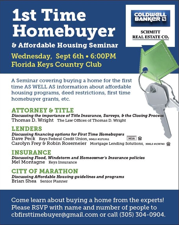 First-time Homebuyer and Affordable Housing Seminar Main Photo
