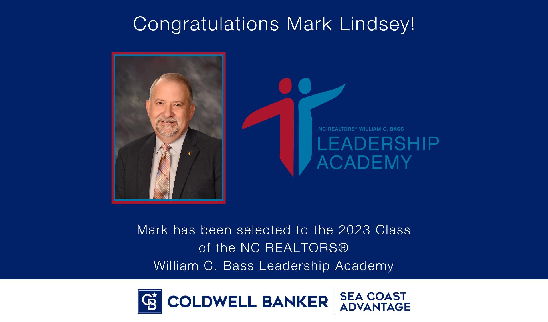 Mark Lindsey Selected to NC REALTORS® William C. Bass Leadership Academy Main Photo