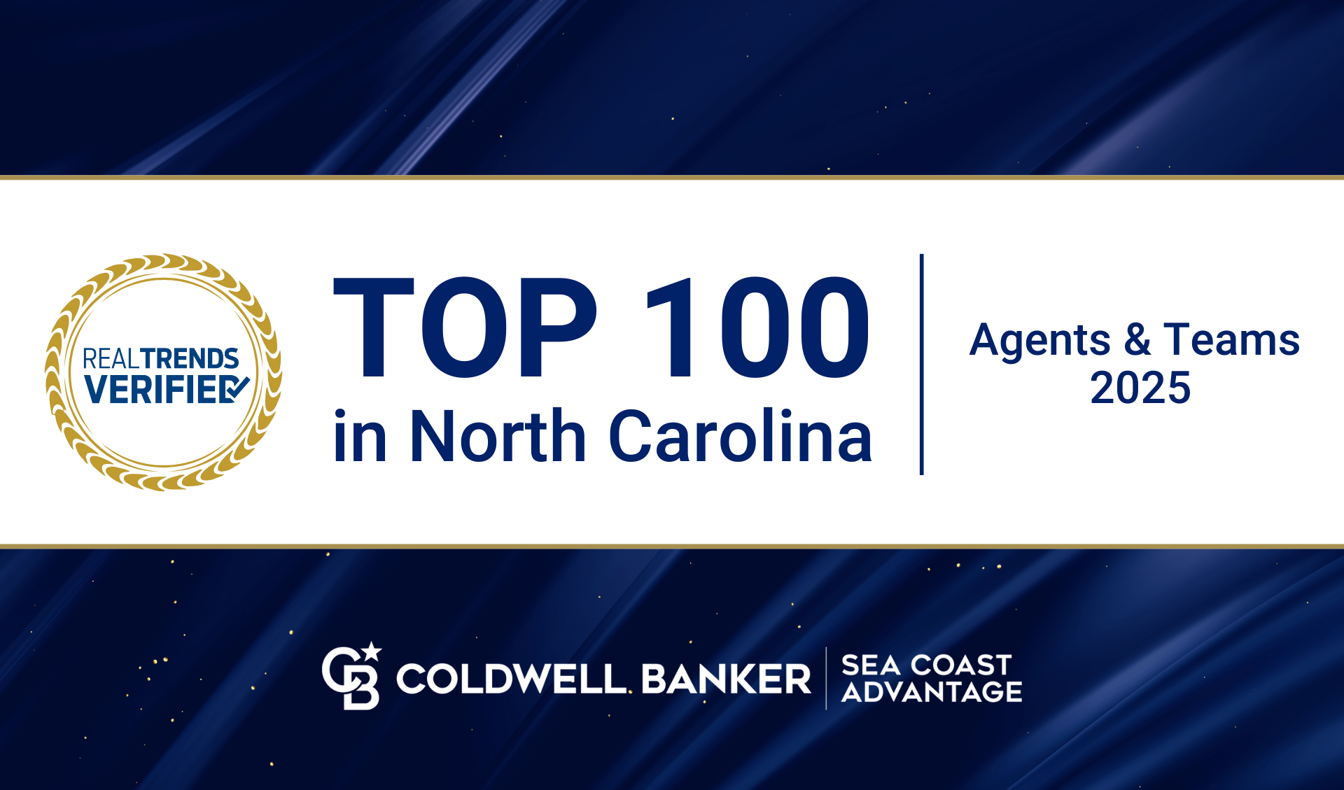 CONGRATULATIONS to Our 2025 Real Trends Verified North Carolina - Top 100 Main Photo