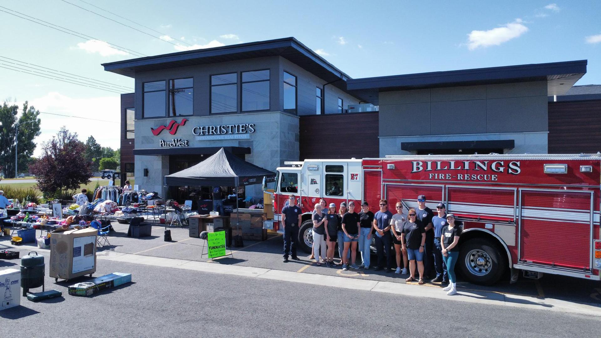 PUREWEST RAISES OVER $3K FOR BILLINGS FIREFIGHTERS BENEVOLENT FUND Picture
