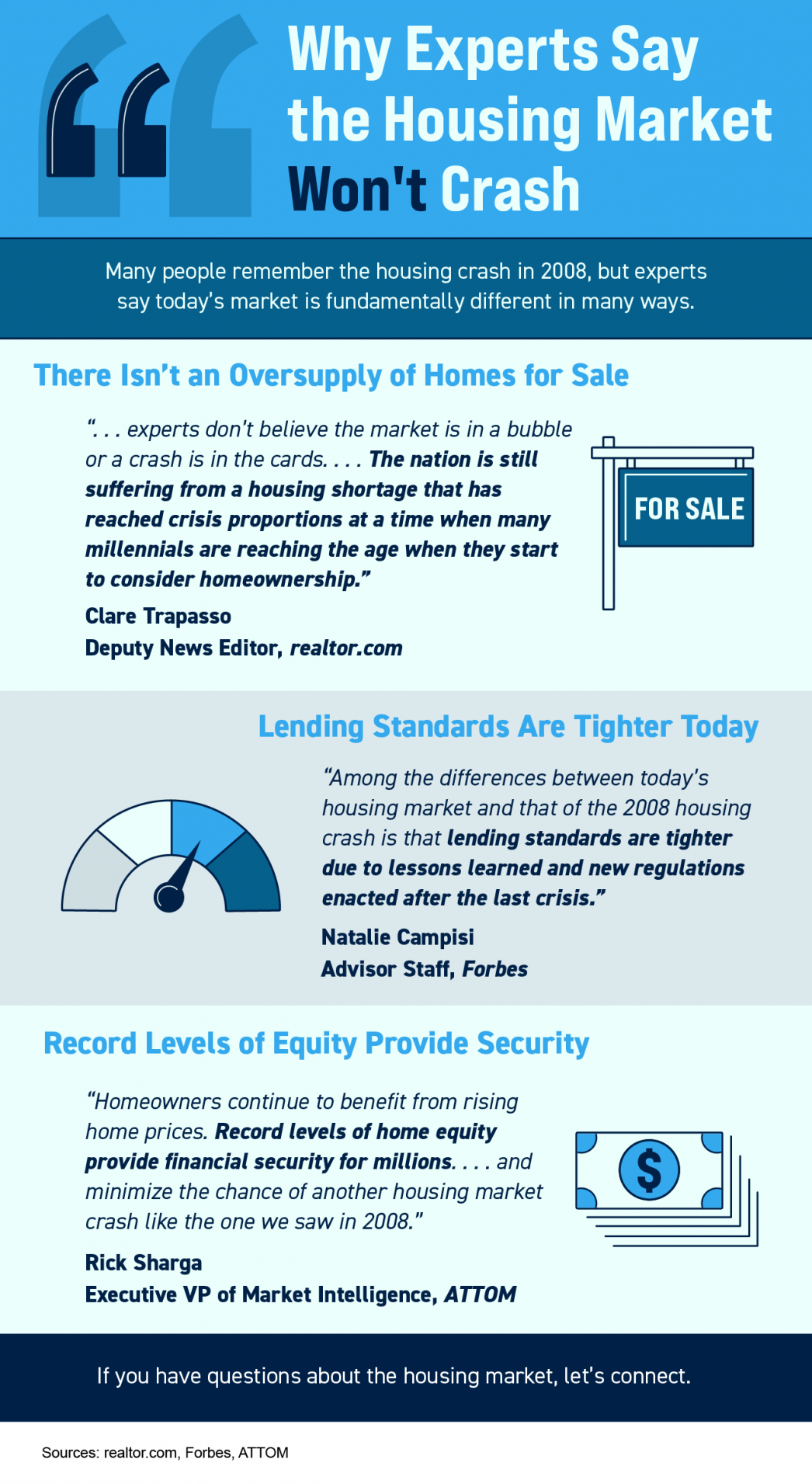 Why Experts Say the Housing Market Won’t Crash [INFOGRAPHIC] Main Photo